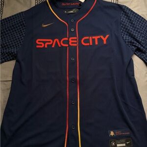 Huston Astros Baseball Jersey Space City Jersey- Tucker